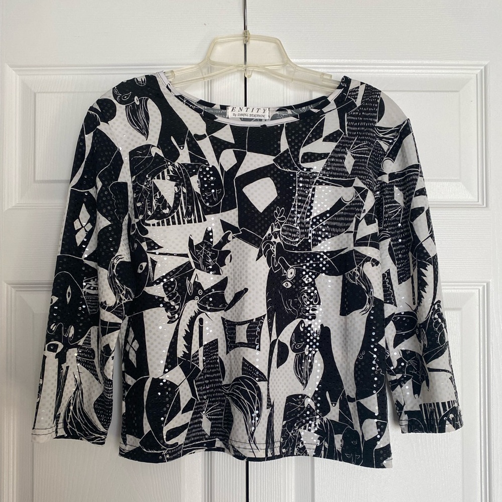 Entity ladies sequins blouse